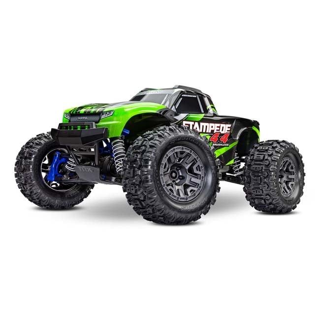 TRX-67154-4-GRN Traxxas Stampede 4X4 BL-2s Monster Truck Green (Collector Specs)
