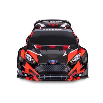 TRX-74154-4-RED Traxxas Ford Fiesta ST Rally Car - Brushless AWD RTR, 1/10 Scale, 2S, Red
