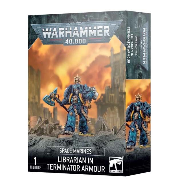 GWS-48-06 Games Workshop Warhammer 40,000 Space Marines: Librarian in Terminator Armour