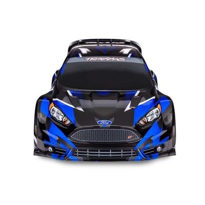 TRX-74154-4-BLUE Traxxas Ford Fiesta ST Rally Car - Brushless AWD RTR, 1/10 Scale, 2S, Blue