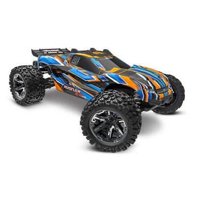 TRX-67376-4-ORNG Traxxas Rustler 4X4 VXL Orange Stadium Truck 1/10 4WD