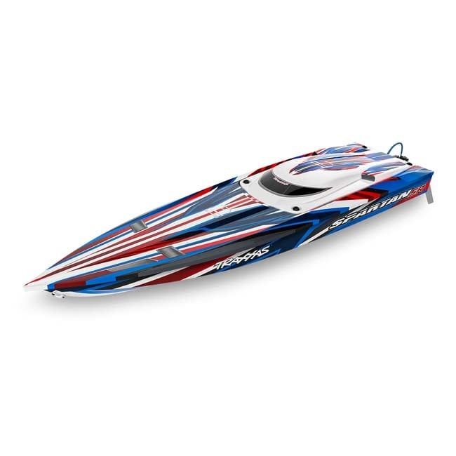 TRX-103076-4-RED Traxxas Spartan SR Self-Righting Race Boat 1/10 RTR - Red