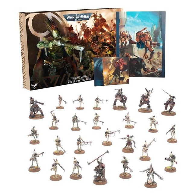 GWS-56-66 Games Workshop Warhammer 40,000 T'au Empire Army Set: Kroot Hunting Pack