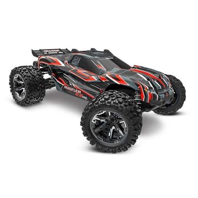 TRX-67376-4-RED Traxxas Rustler 4X4 VXL Red Stadium Truck 1/10 4WD