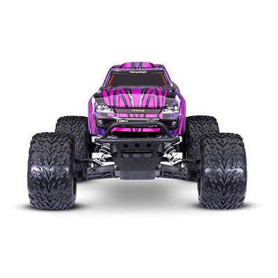 TRX-36254-8-PINK Traxxas Stampede 2WD XL-5 1/10 Monster Truck with Battery - Pink (Collector Specs)