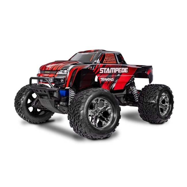 TRX-36254-8-RED Traxxas Stampede 2WD HD 1/10 Scale Monster Truck with Battery - Red