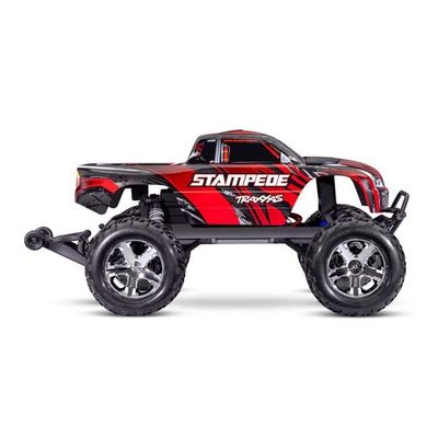 TRX-36254-8-RED Traxxas Stampede 2WD XL-5 1/10 Monster Truck with Battery - Red (Collector Specs)