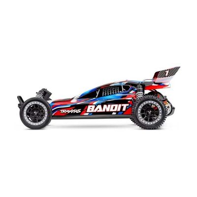 TRX-24254-8-RED Traxxas Bandit XL-5 1/10 2WD Extreme Sports Buggy with Battery — Red