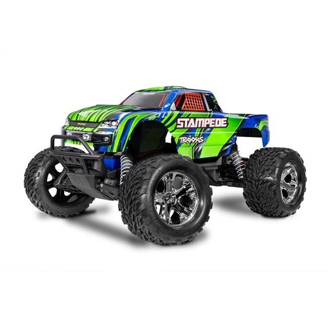 TRX-36254-8-GRN Traxxas Stampede 2WD HD 1/10 Scale Monster Truck with Battery - Green