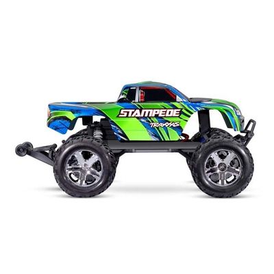 TRX-36254-8-GRN Traxxas Stampede 2WD XL-5 1/10 Monster Truck with Battery - Green (Collector Specs)