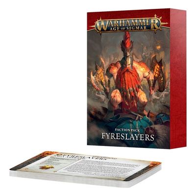 GWS-74-09 Games Workshop Warhammer Age of Sigmar Fyreslayers Faction Pack GWS-74-09 Games Workshop Warhammer Age of Sigmar Fyreslayers Faction Pack