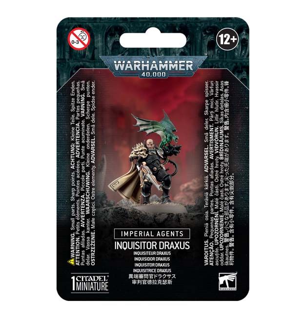 GWS-52-42 Games Workshop Warhammer 40K Imperial Agents: Inquisitor Draxus