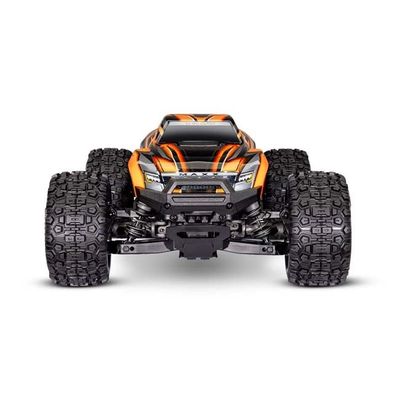 Traxxas Mini Maxx BL-2S 4WD Orange Action Shot 1