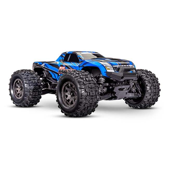 Traxxas Mini Maxx BL-2S 4WD Brushless RC Monster Truck - Blue