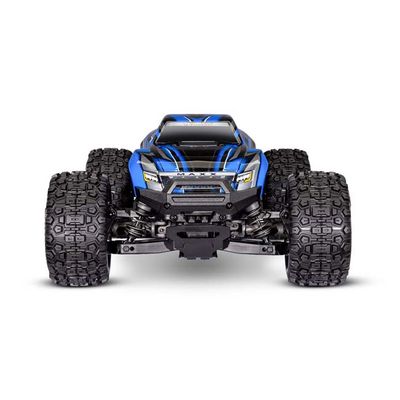 Traxxas Mini Maxx BL-2S 4WD Blue Action Shot 1