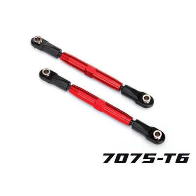 TRX-3644R Traxxas TUBES Camber Links, 7075-T6 Aluminum, Red-Anodized, 73 mm (Pair)