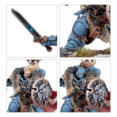 GWS-53-31 Games Workshop Warhammer 40K Space Wolves: Wolf Guard Battle Leader