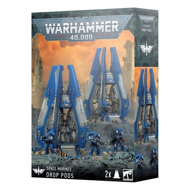 GWS-48-101 Games Workshop Warhammer 40,000 Space Marines: Drop Pods