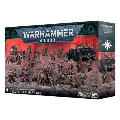GWS-71-43 Games Workshop Warhammer 40,000 Chaos Space Marines Battleforce: Hellforged Warband GWS-71-43 Games Workshop Warhammer 40,000 Chaos Space Marines Battleforce: Hellforged Warband