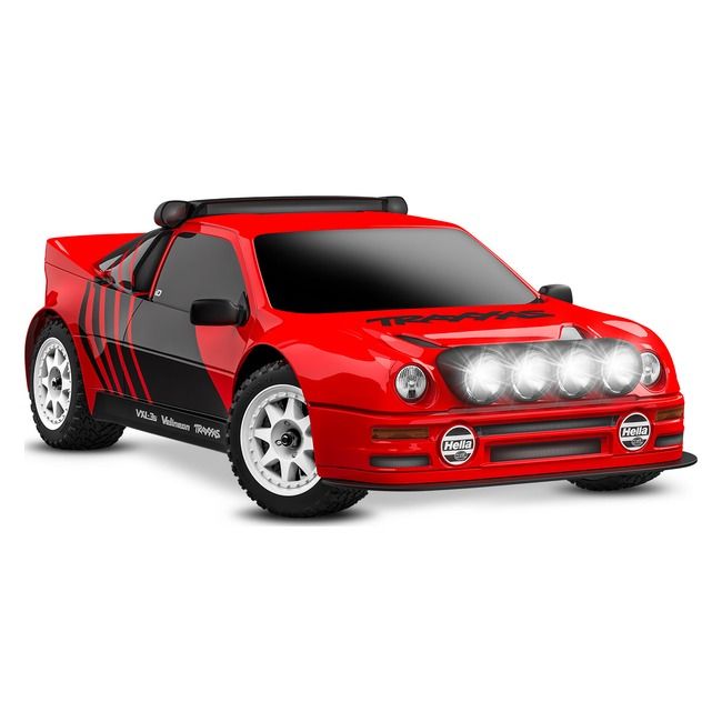 Traxxas 1/16 Mini Rally VXL Ford RS200 Red Brushless RC Car