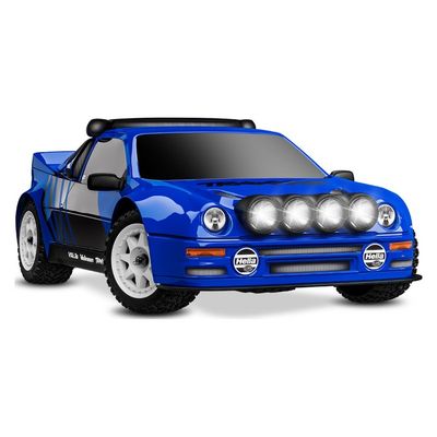 Traxxas 1/16 Mini Rally VXL Ford RS200 Blue Brushless RC Car