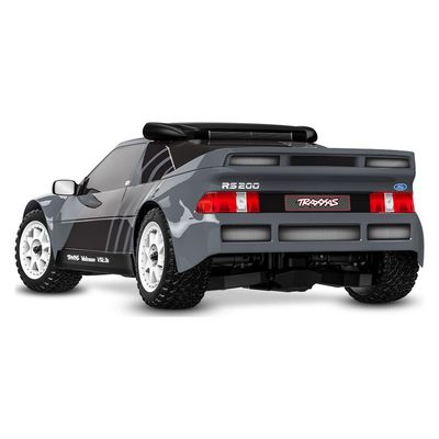 TRX-108046-1-GRAY Traxxas 1/16 Mini Rally VXL Ford RS200 (Gray) - Brushless 4WD RTR
