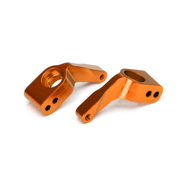 TRX-3652T Traxxas Stub Axle Carriers, Rear, 6061-T6 Aluminum Orange-Anodized with 5x11 mm Ball Bearings (2)