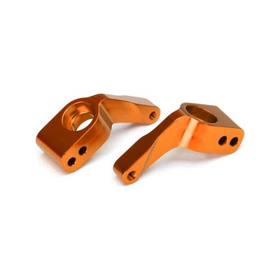 TRX-3652T Traxxas Stub Axle Carriers, Rear, 6061-T6 Aluminum Orange-Anodized with 5x11 mm Ball Bearings (2)