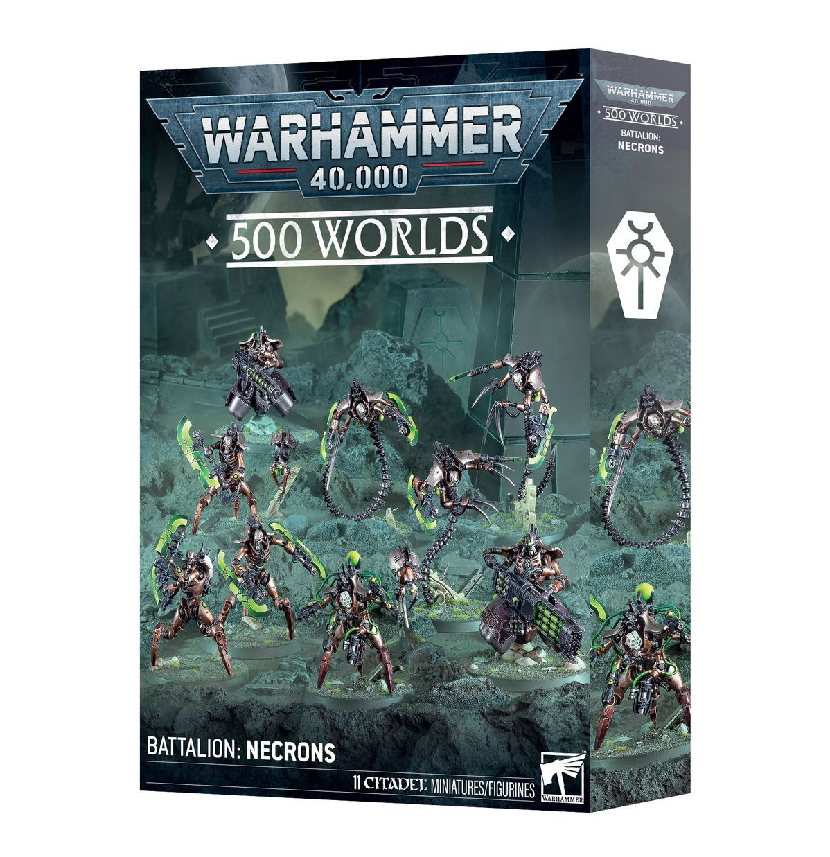 GWS-49-51 Games Workshop Warhammer 40,000 500 Worlds Battalion: Necrons