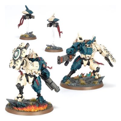GWS-56-69 Games Workshop Warhammer 40,000 T'au Empire: The Twin Lance