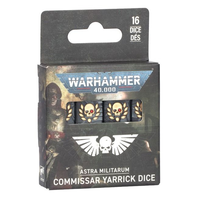 GWS-47-83 Games Workshop Astra Militarum: Commissar Yarrick Dice Set