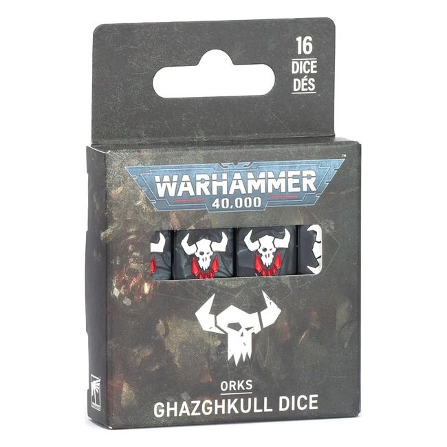 GWS-50-73 Games Workshop Warhammer 40K Orks: Ghazghkull Thraka Dice Set