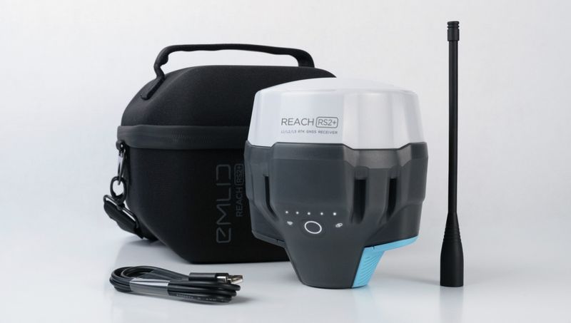 REACH RS2+ Multi-band RTK GNSS receiver with centimeter precision
