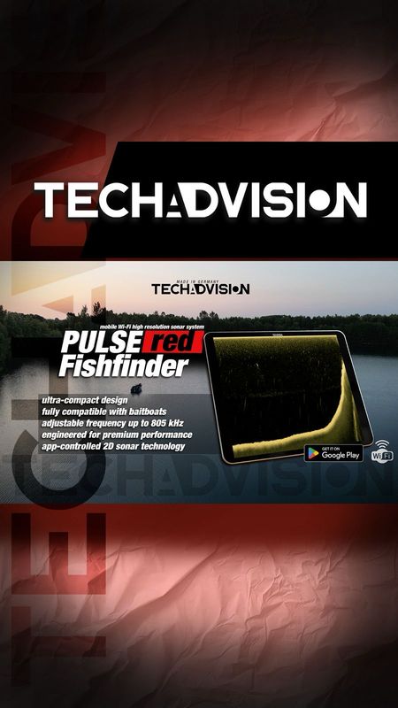PULSE red Wi-Fi Fishfinder/Echolot - USV Bait Boat Edition