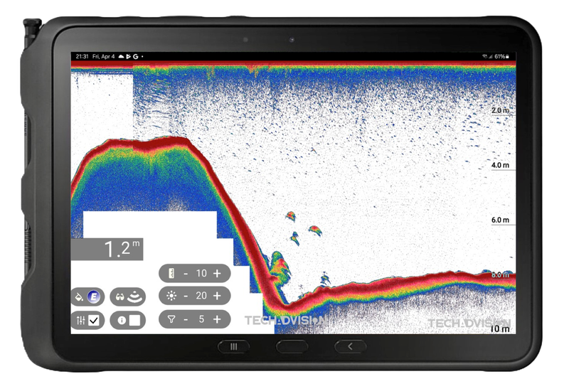 PULSE red pro - Wi-Fi Fishfinder/Echolot für Motor- und Segelboote