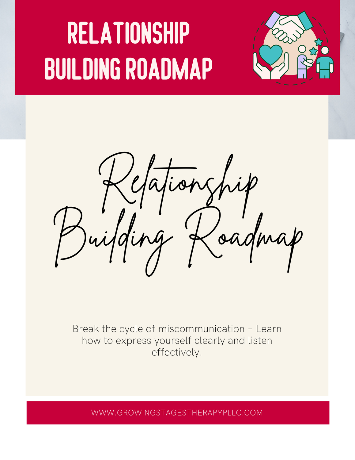 Relationship-Building Roadmap (Part of the Fix My Relationship Bundle)