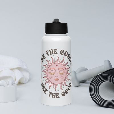 "Be The Good" Water Bottle: Your Lifeboat for Hot Flashes