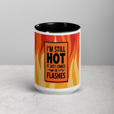 Midlife Humor Mug With Color Inside