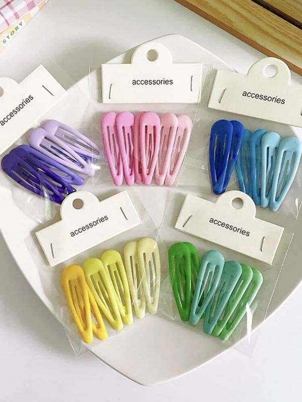 Hair Clip - Snap (Blue)