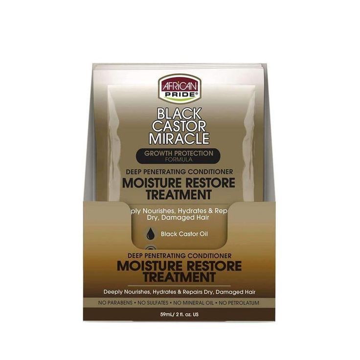 AFRICAN PRIDE BLACK CASTOR MOIST TREATMENT PK 2oz