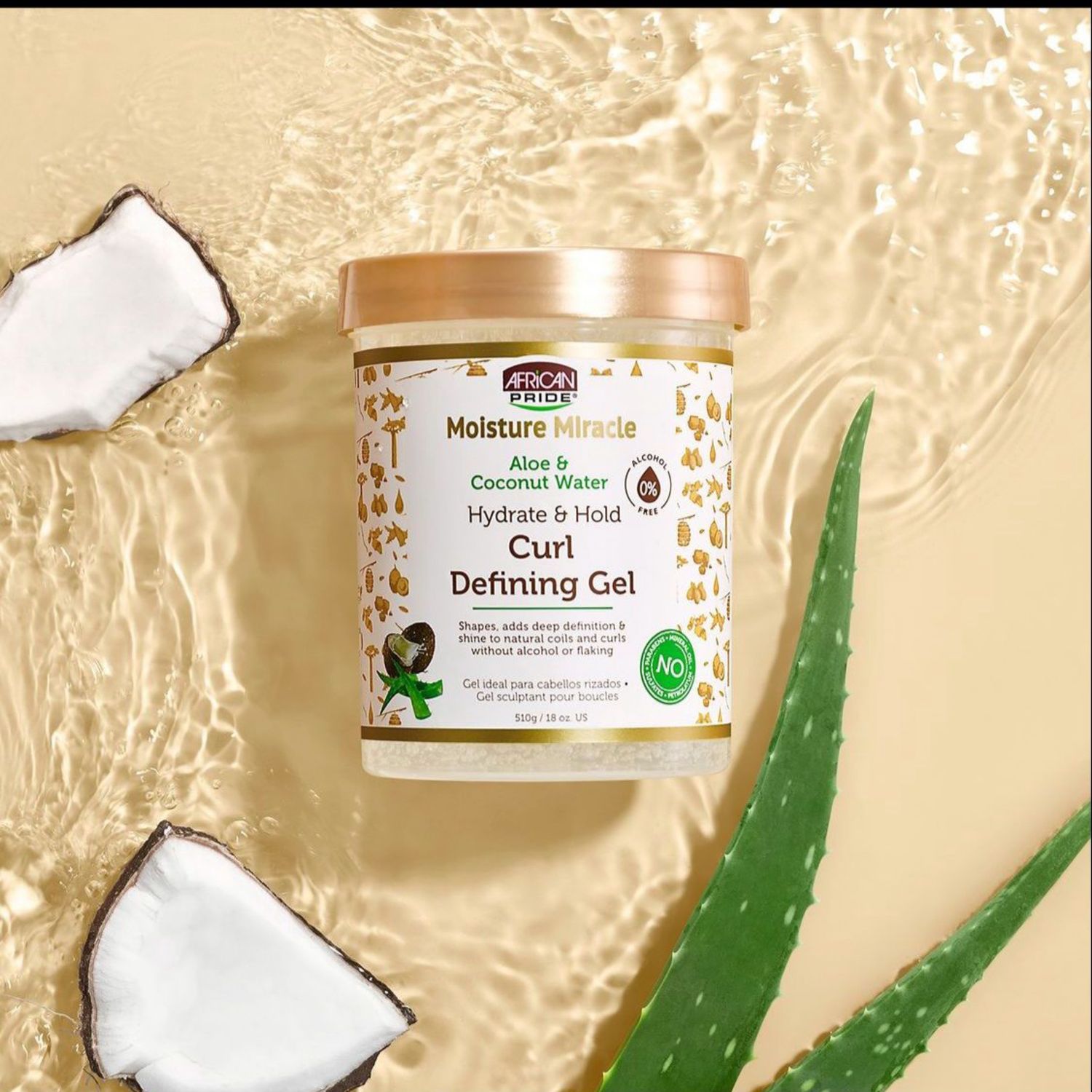 African Pride Moisture Curl Defining Gel 18oz
