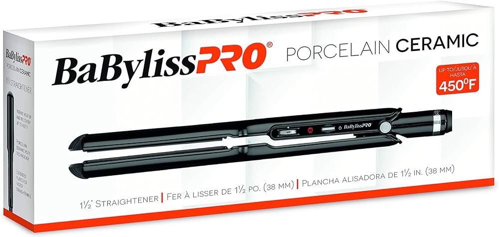 BaBylissPRO Porcelain Ceramic Flat Iron 1in.