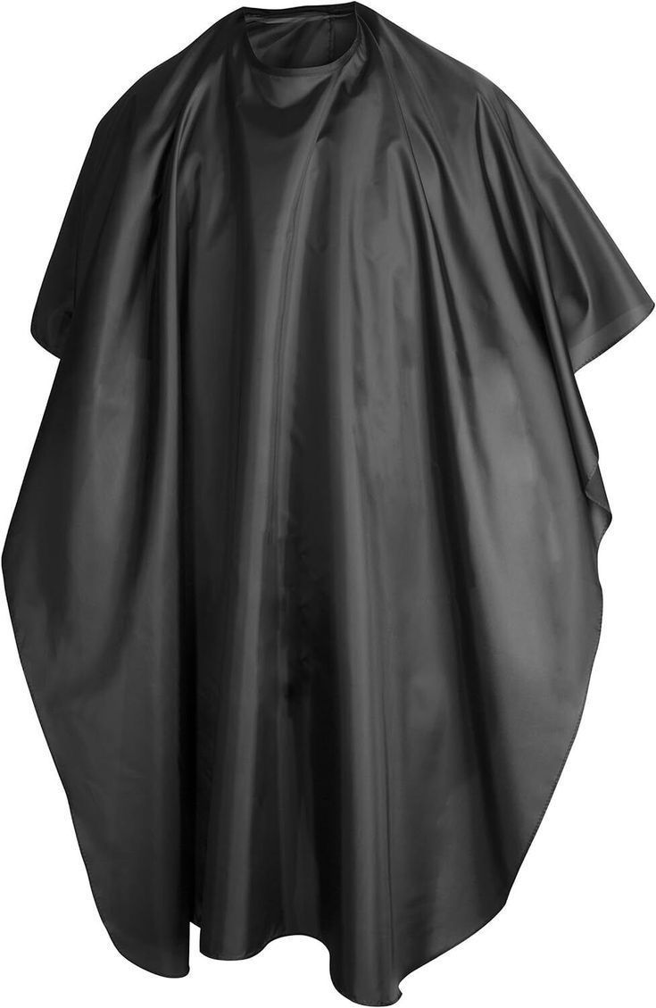 Stylist Cape - Plain Black (Adult)