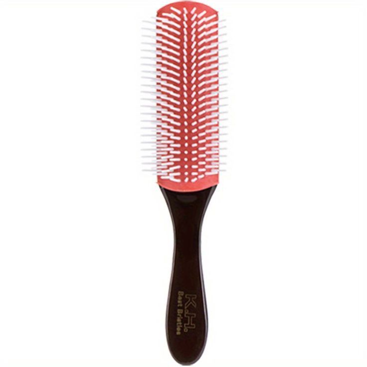 Detangle Brush - 8 Row - Black