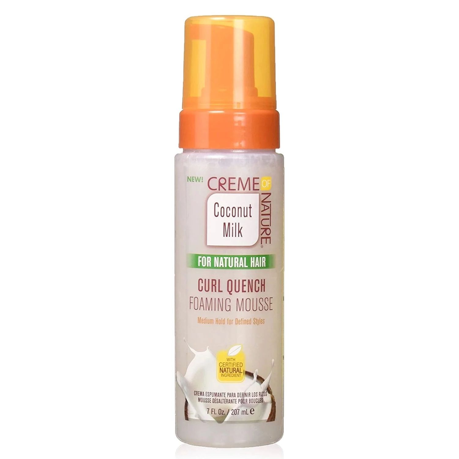 Creme of Nature - Coconut Milk Foaming Mousse 7oz