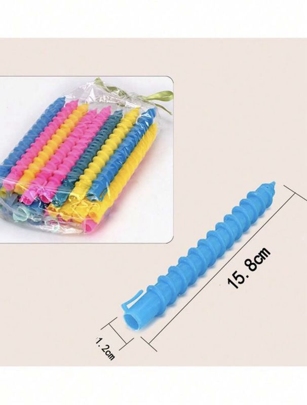 Curler Rods - Screw Spiral (16pk)
