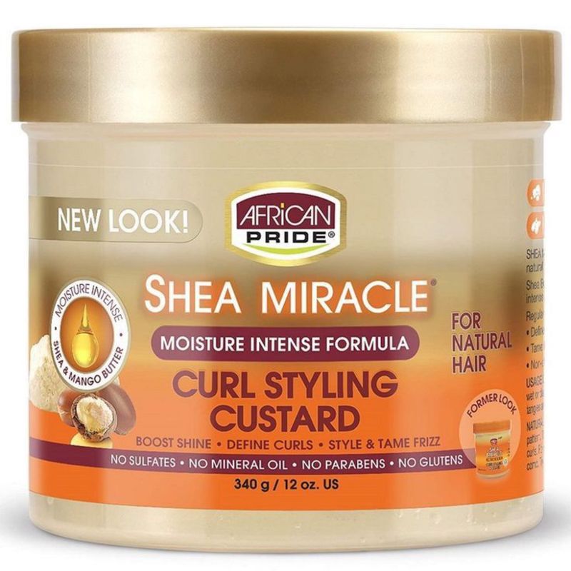 AFRICAN PRIDE SHEA CURL CUSTARD 12oz