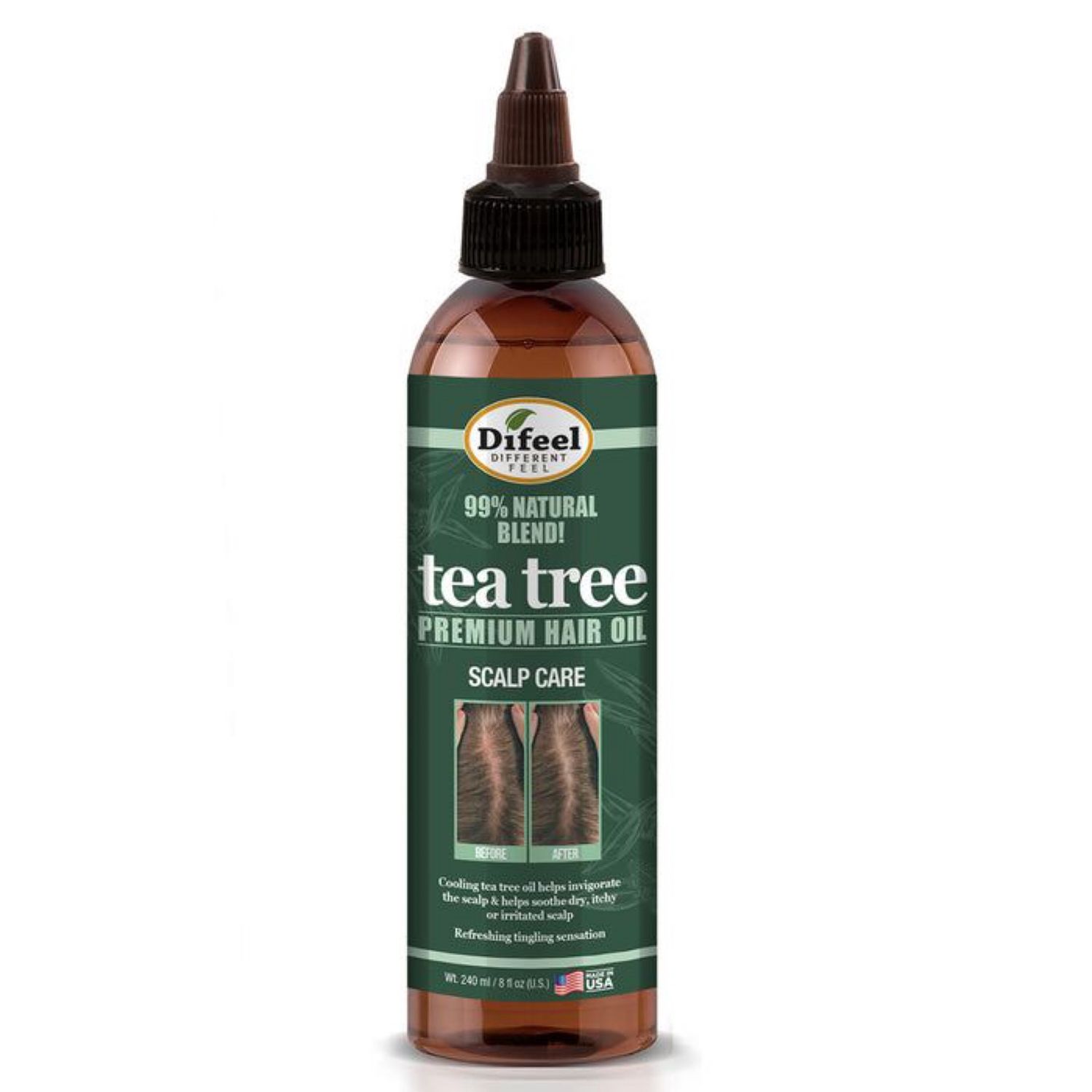 Difeel Premium Hair Oil - Tea Tree 8oz