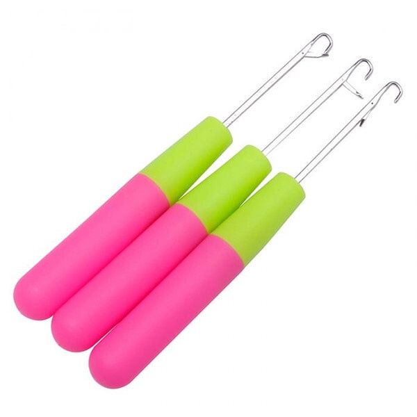Brittny - Weaving Crochet Needle -Regular Pink