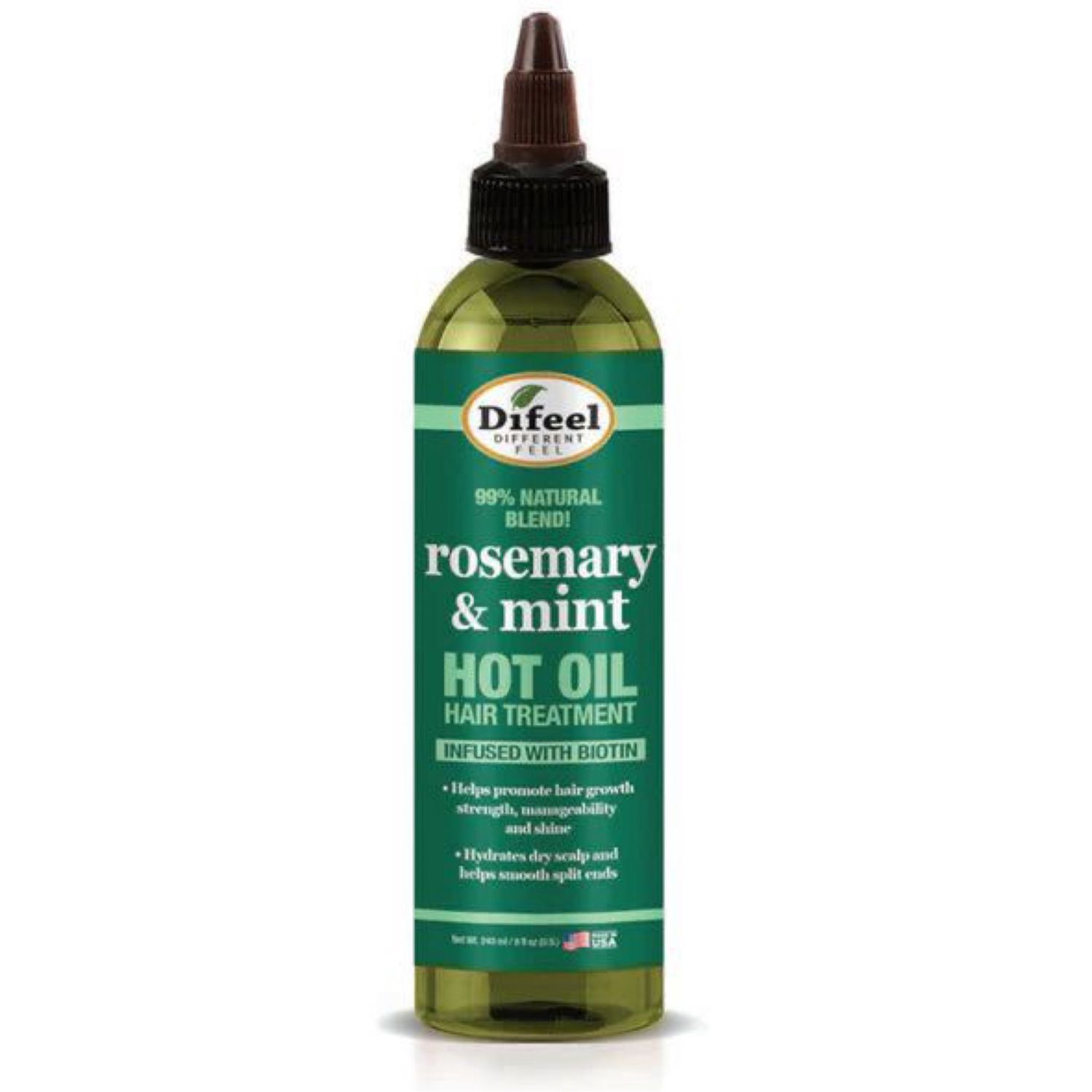 Difeel Premium Hair Oil - Rosemary Mint 8oz